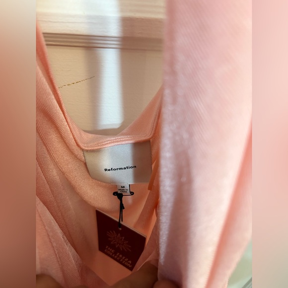 NWT reformation Consuela Knit Dress Pink - Picture 4 of 5